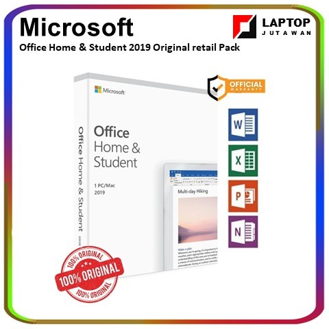 Jual Retail pack Microsoft Office Home Student 2019