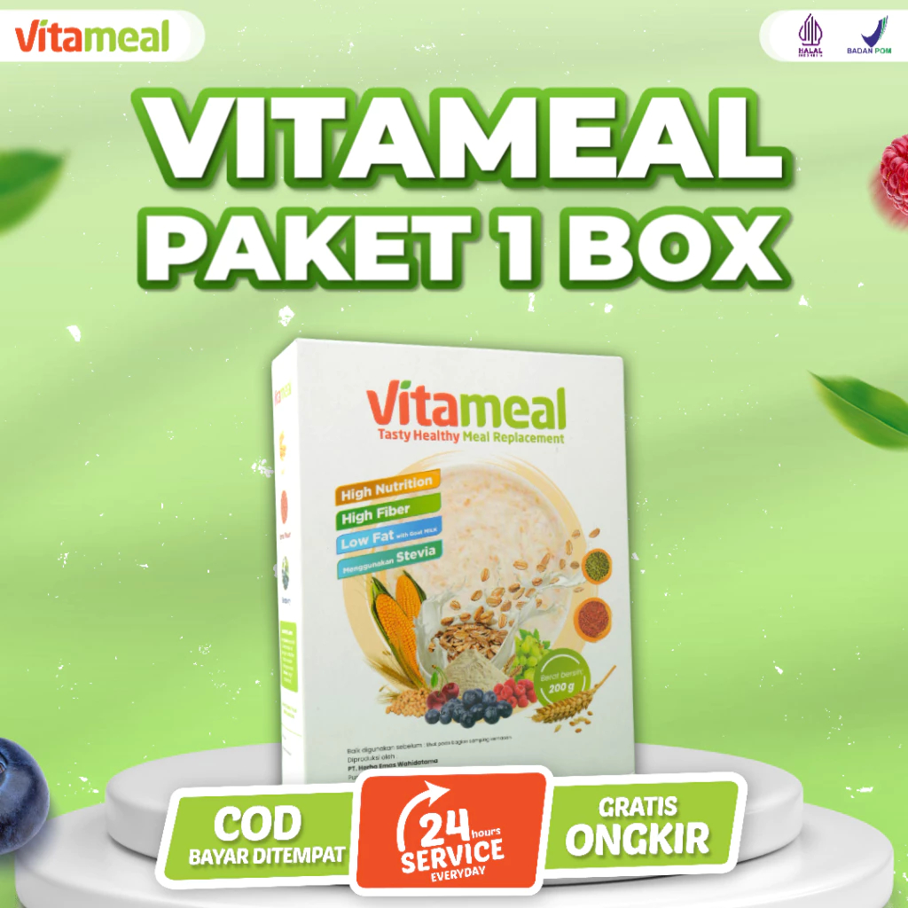 

Vitameal Sereal Sehat Stabilkan Gula Darah Diabetes