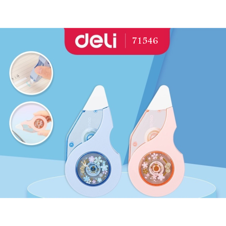 

CORRECTION TAPE / TIP EX KERTAS DELI 71546 SAKURA / CHERRY BLOSSOM