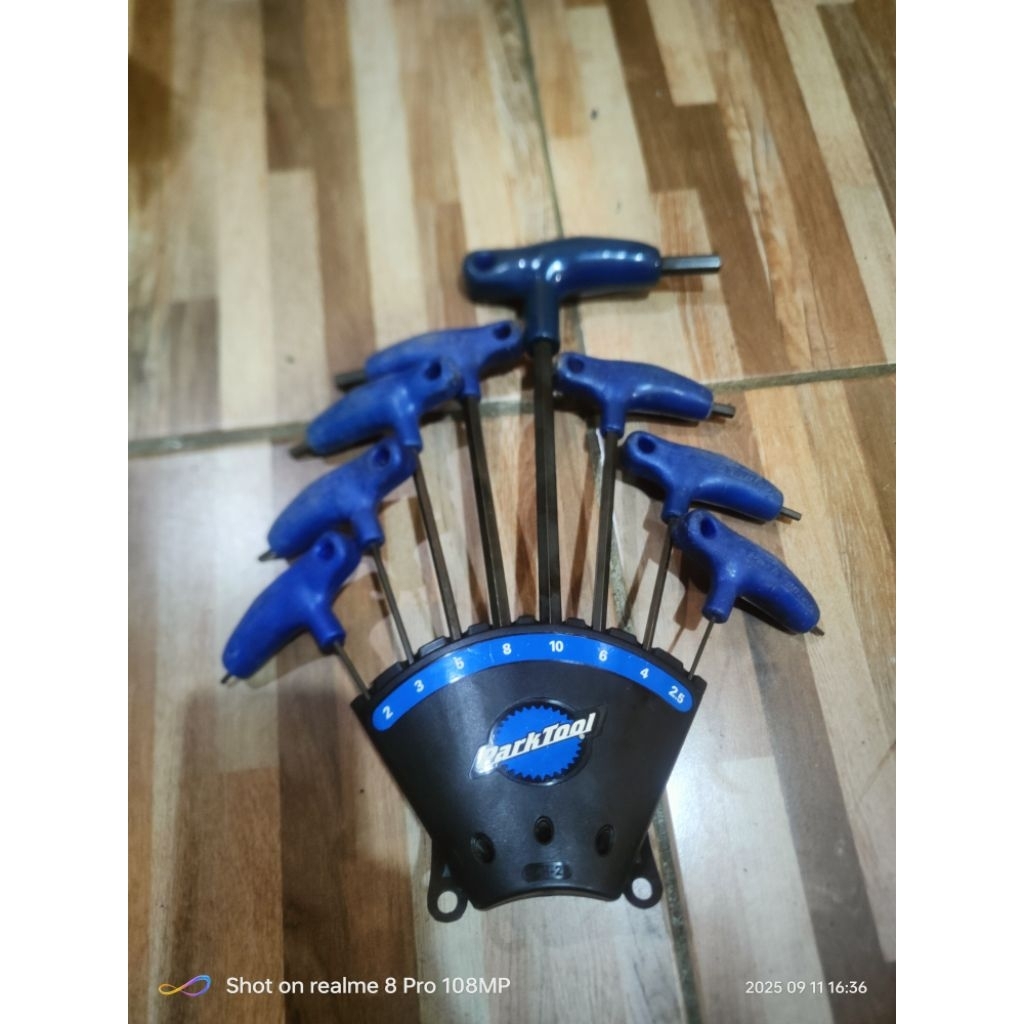 Park Tool PH-1.2 P Handle Hex Wrench Set Kunci L Handle Set ParkTool PH-1.2