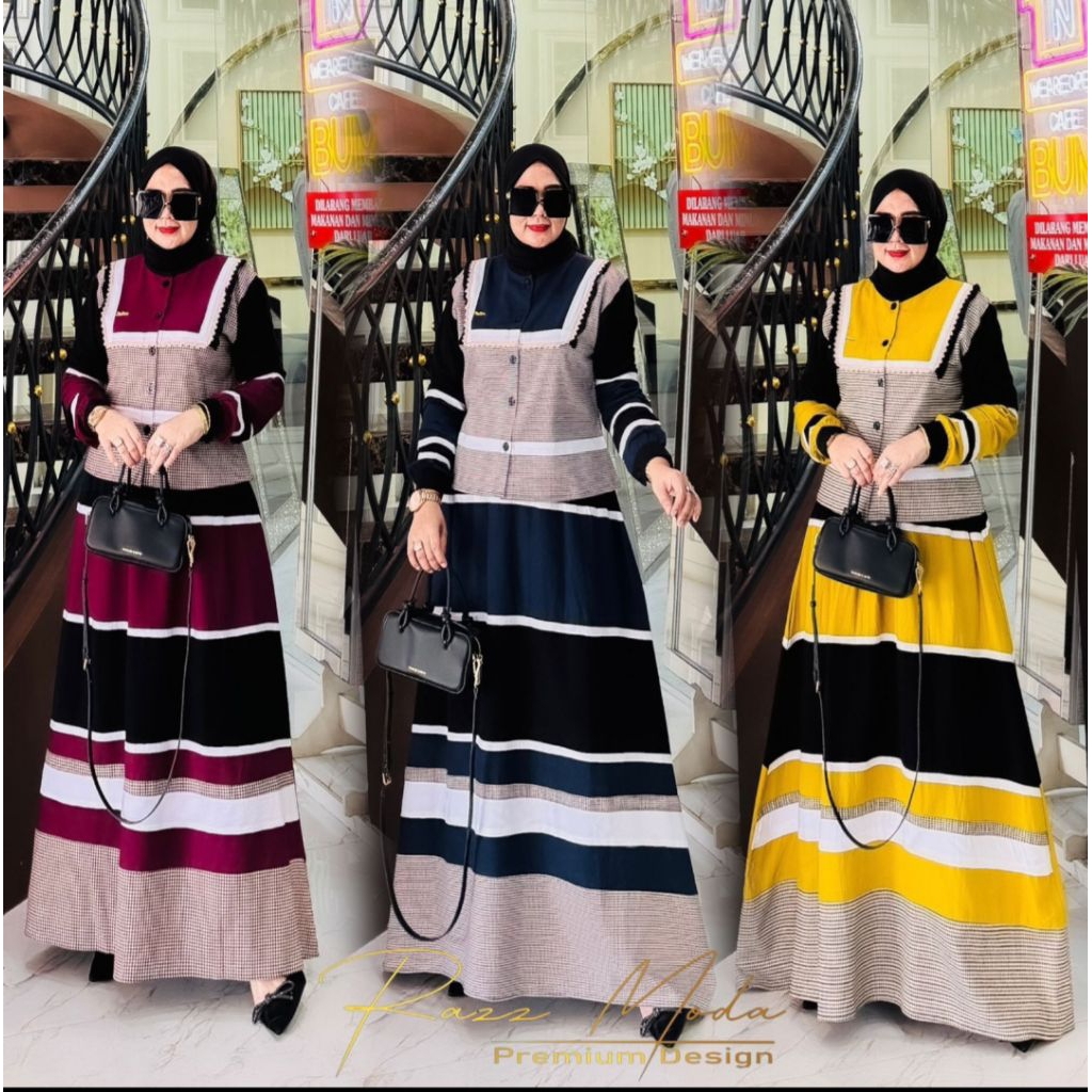 Yumna set rok by RAzz Moda