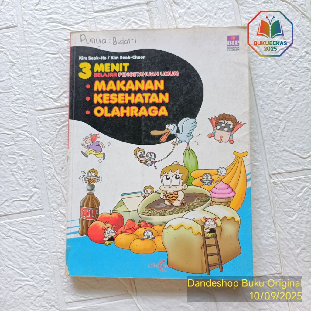 3 Menit Belajar Pengetahuan Umum - Makanan, Kesehatan, Olahraga - Science Comic Educomic Komik Pendi