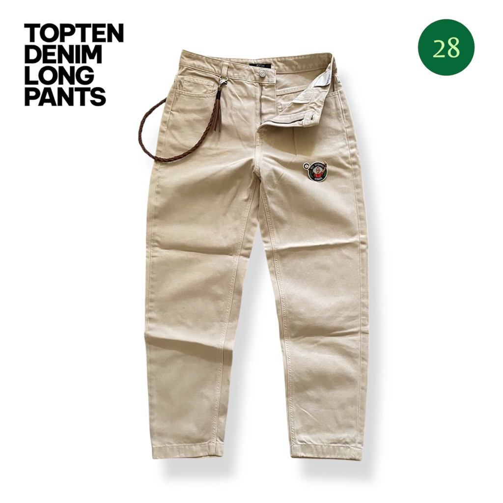 Celana panjang denim Topten Size 28 Second Original
