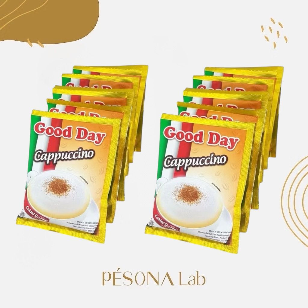 

GOOD DAY CAPPUCINO Isi 10 Sachet X 30 GR - Kopi Instan 1 Renceng isi 10 x 25gr