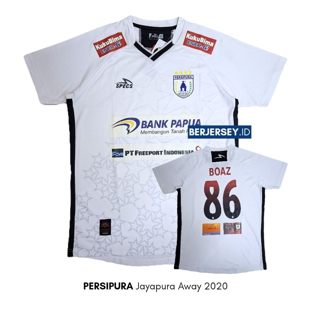 Jersey Persipura Jayapura Away 2020 Boaz Solossa