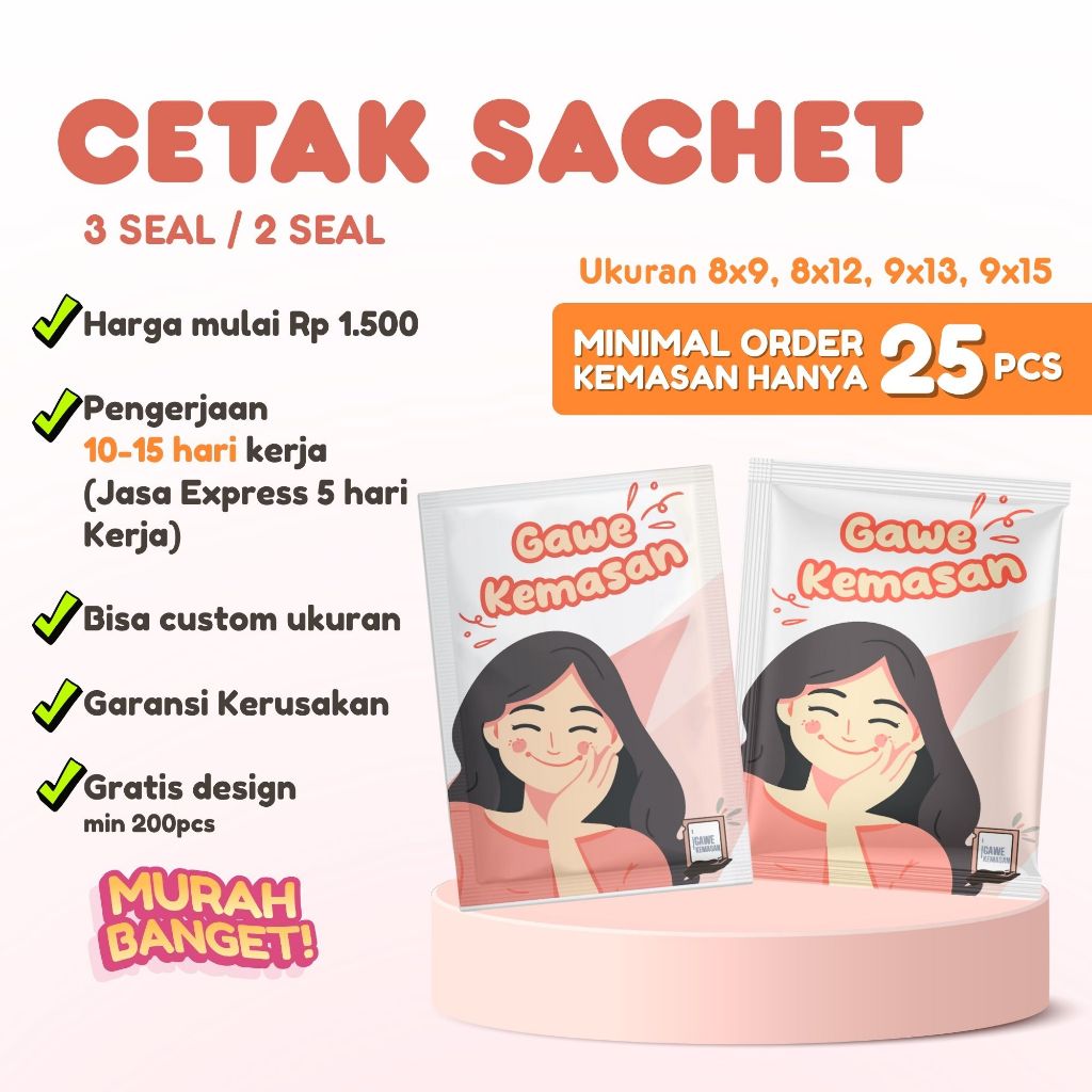 

SACHET CUSTOM FULL PRINT METALIZED PAPER LAMINASI