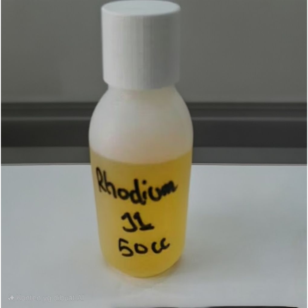 Rhodium Plating 50cc Bahan Pelapisan Emas & Perhiasan Premium