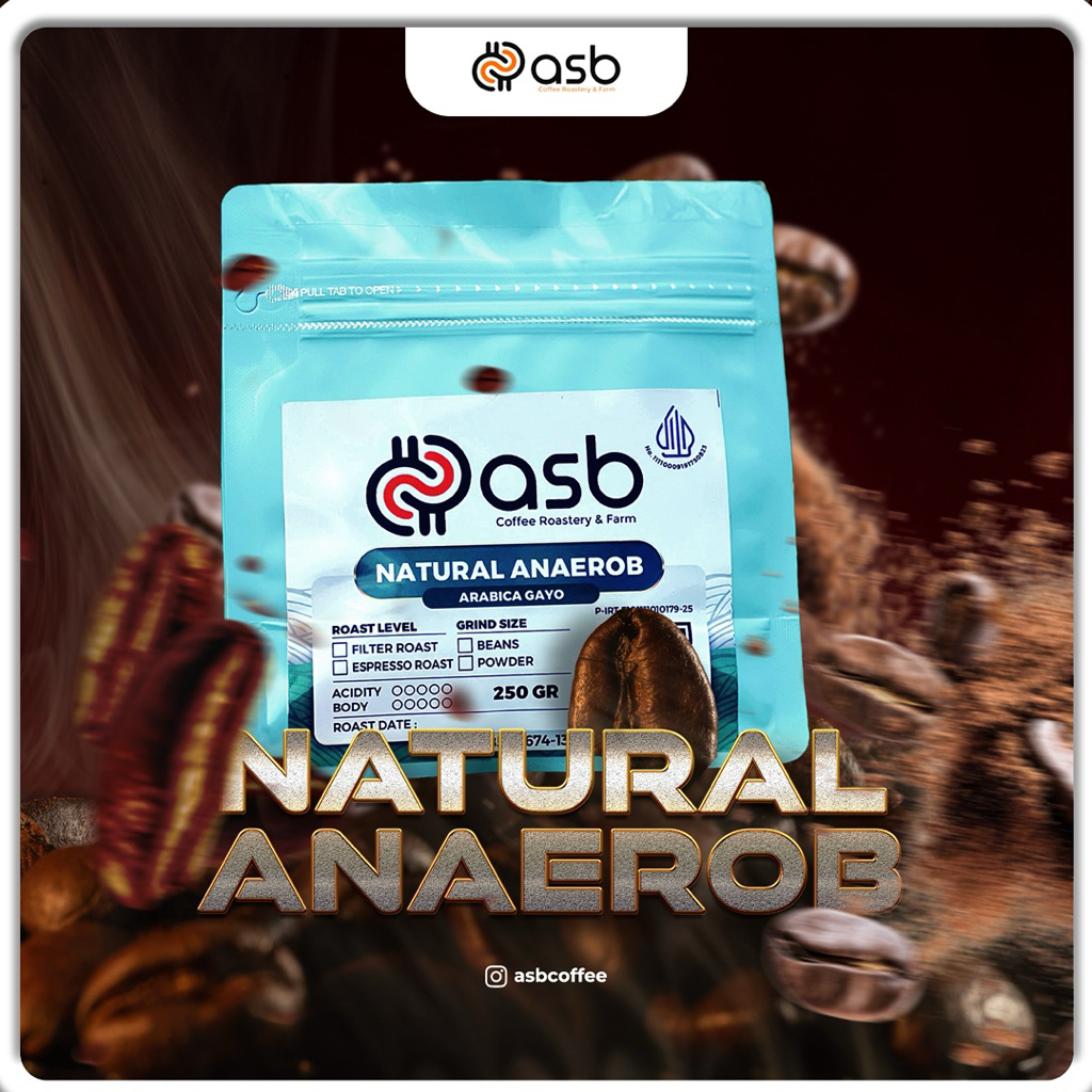 

ASB Coffee - Natural Anaerob 100% Arabica Gayo Roast Beans