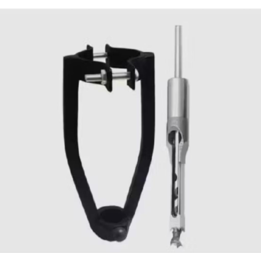 Adaptor bor bobok kayu / dudukan bor pahat kayu / penjepit bor bobok kayu