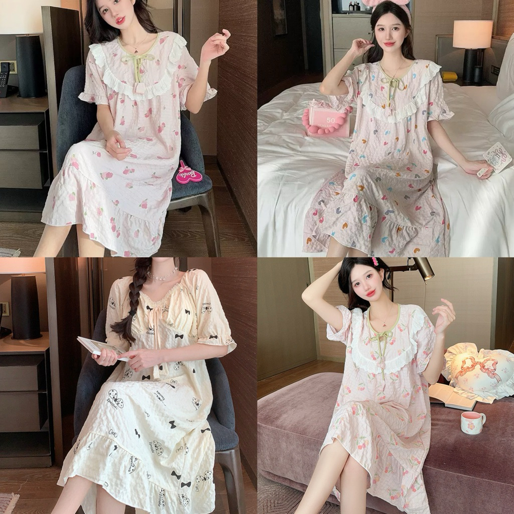 Daster Import Baju Tidur Wanita Daster wanita kekinian Daster kaos adem