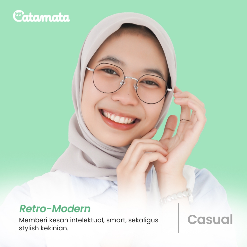 Catamata - Frame Kacamata Minato - Kacamata Oval Tipis Ringan