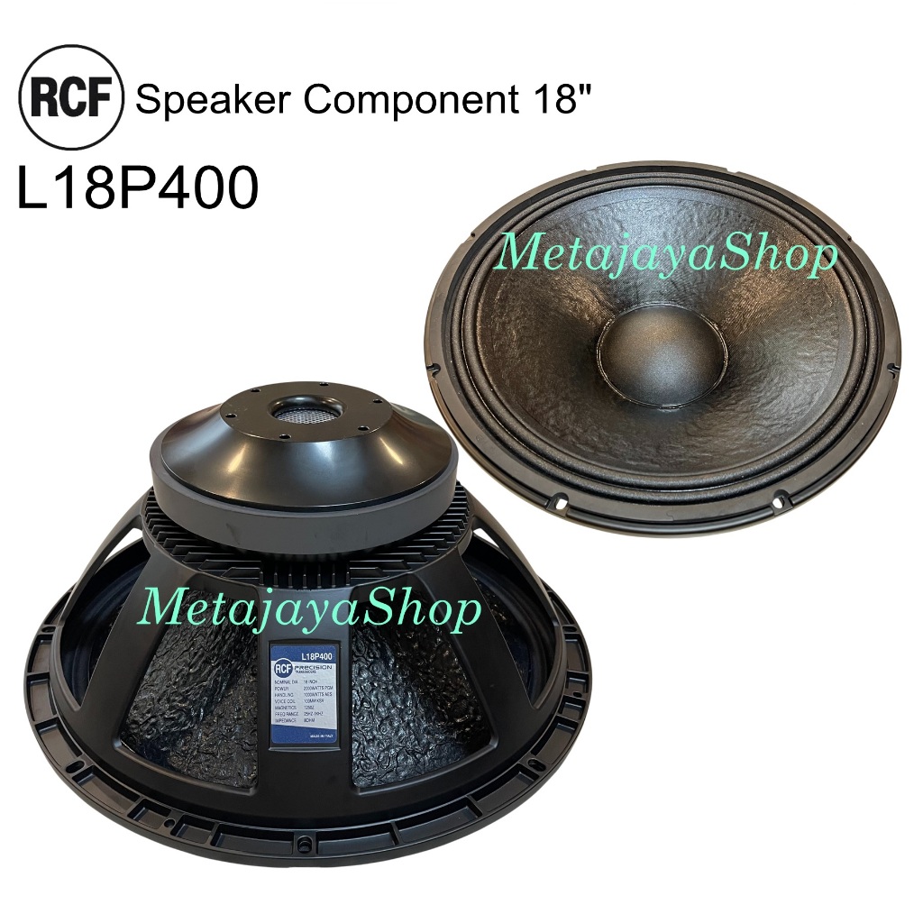 Component Speaker rcf L18P400 Speaker Komponen 18 Inch L18 p400