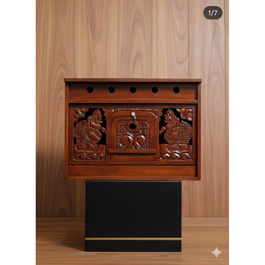 pagupon kayu jati ukir semar