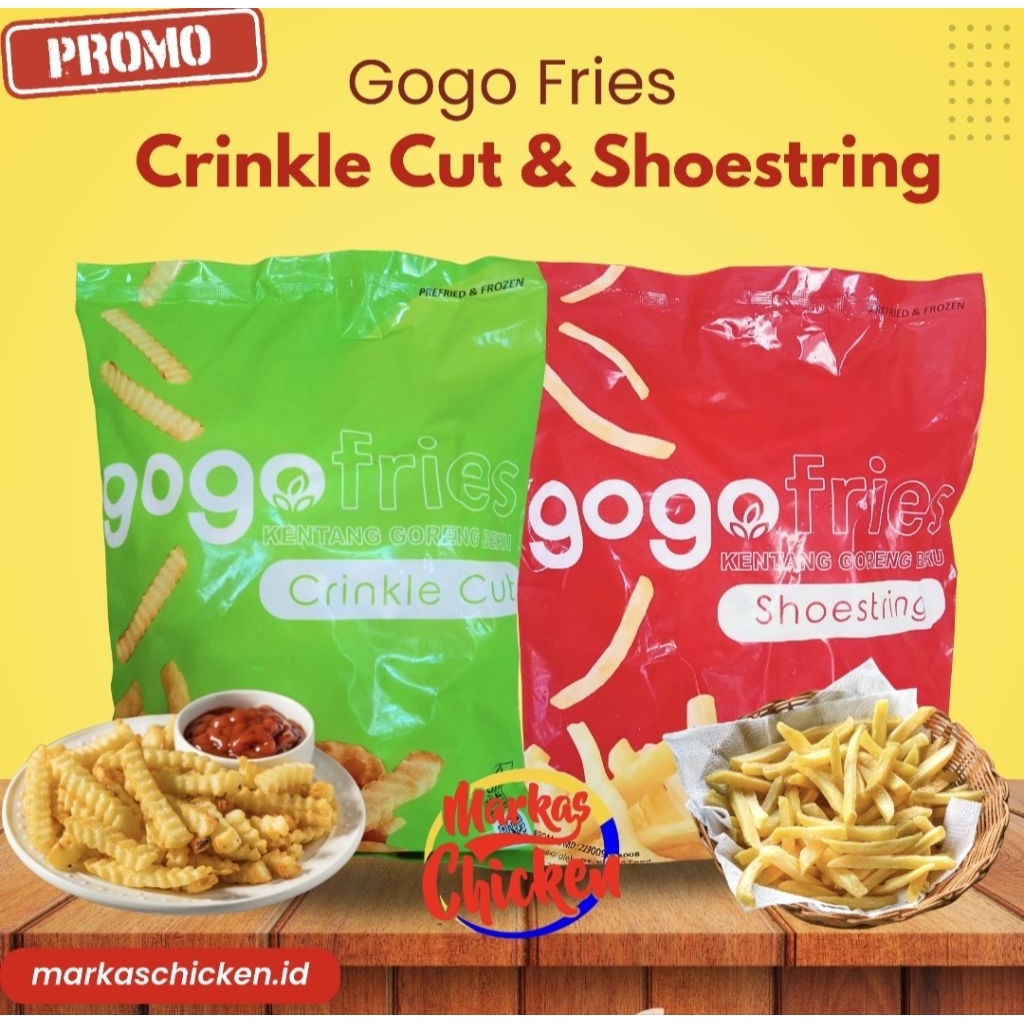 Gogo Shoestring dan Gogo Crinkle Cut