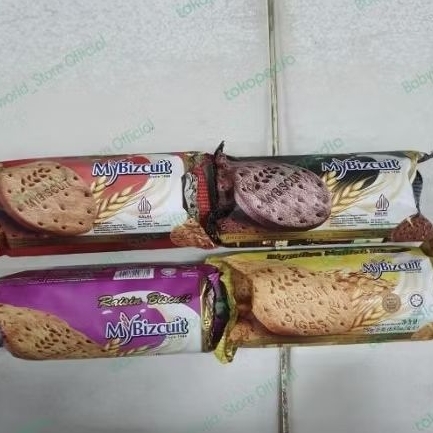 

My Bizcuit biskuit gandum MyBizcuit rasa COKLAT / RAISIN / ORIGINAL WHOLEMEAL / MALTED 250gr