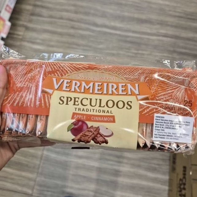 

Vermeiren Speculoos biskuit rasa Apple Cinnamon 137gr