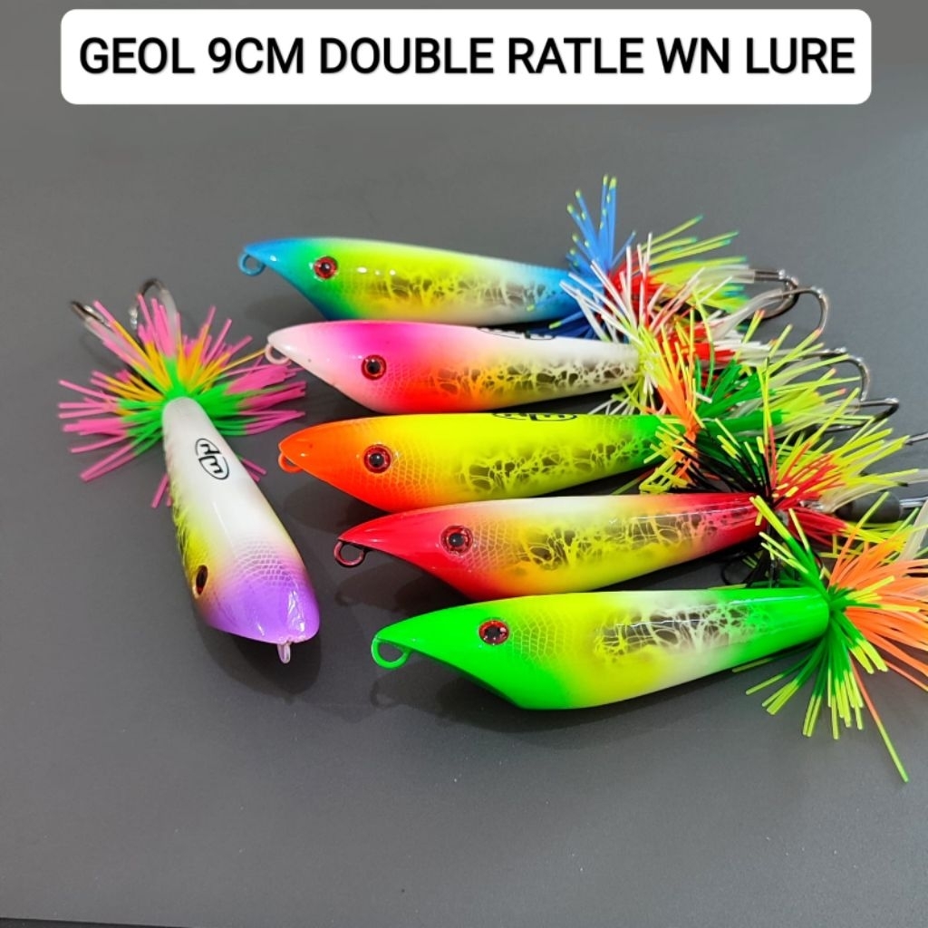 GEOL DOUBLE RATTLE 9CM WN LURE. GEOL BIG. GEOL TOMAN