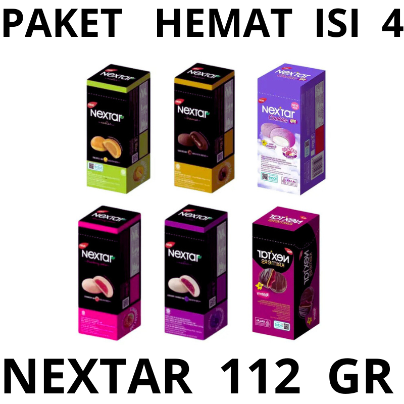 

(Paket Isi 4) Nextar Kotak Brownies/ Cookies 112 Gr X 4
