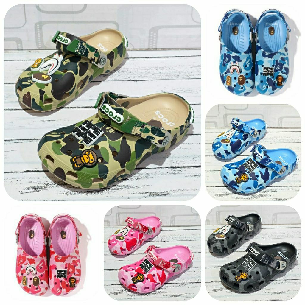 CROCS BAPE X CROCS CLASSIC CLOG