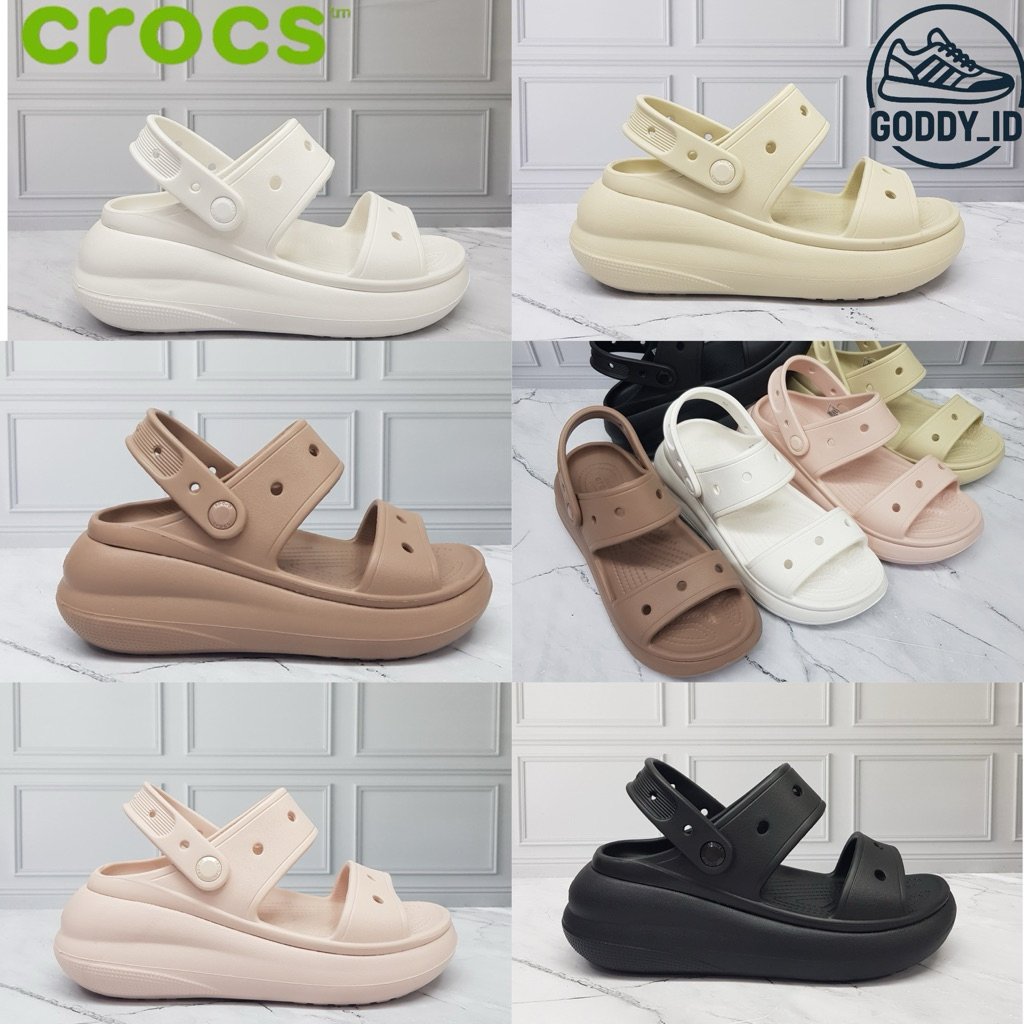 SANDAL CROCS CRUSH CLOG - CROCS CRUSH CLOG - SANDAL CROCS WANITA