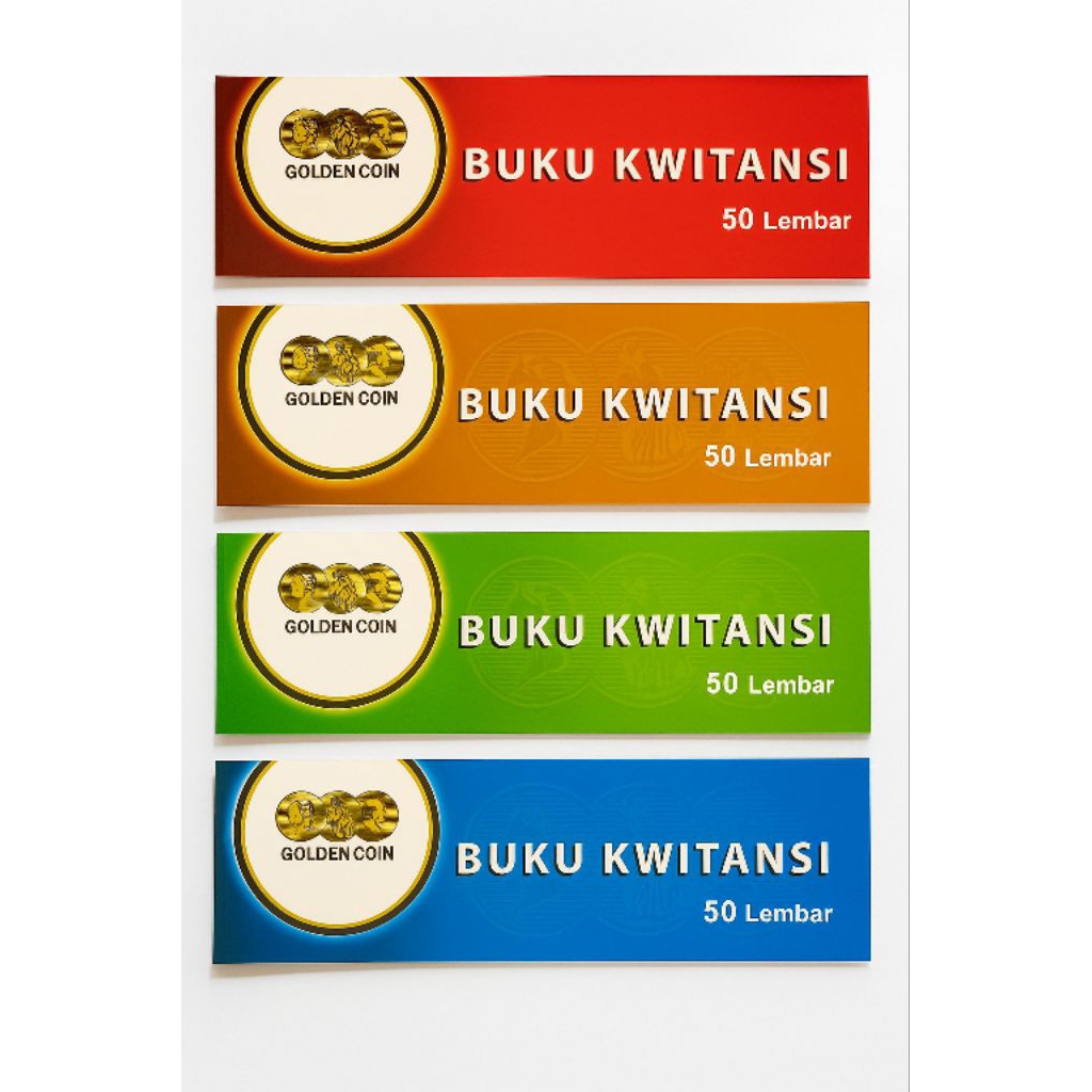 

Buku kwitansi GOLDEN COIN isi 50 lembar