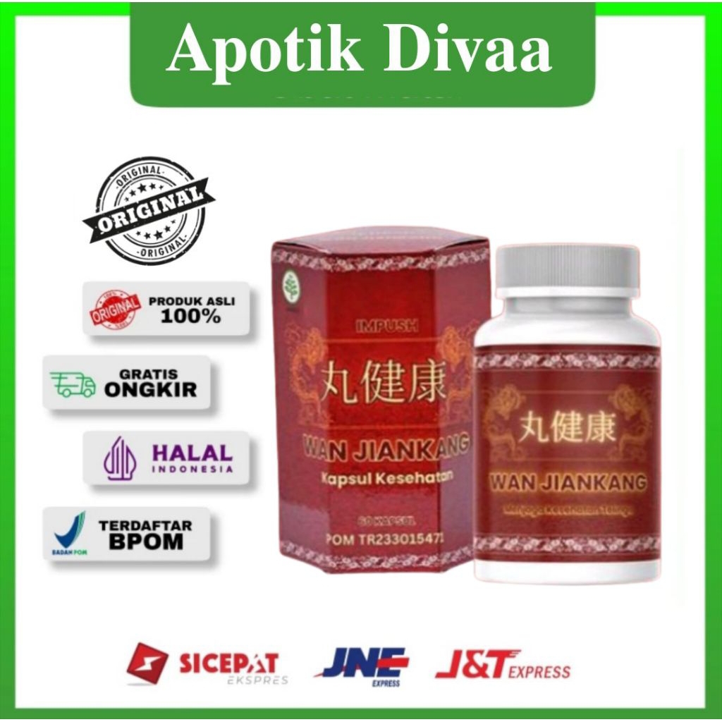 Wan Jiankang Obat Herbal Cina Atasi Gangguan Pendengaran Telinga Tuli Original