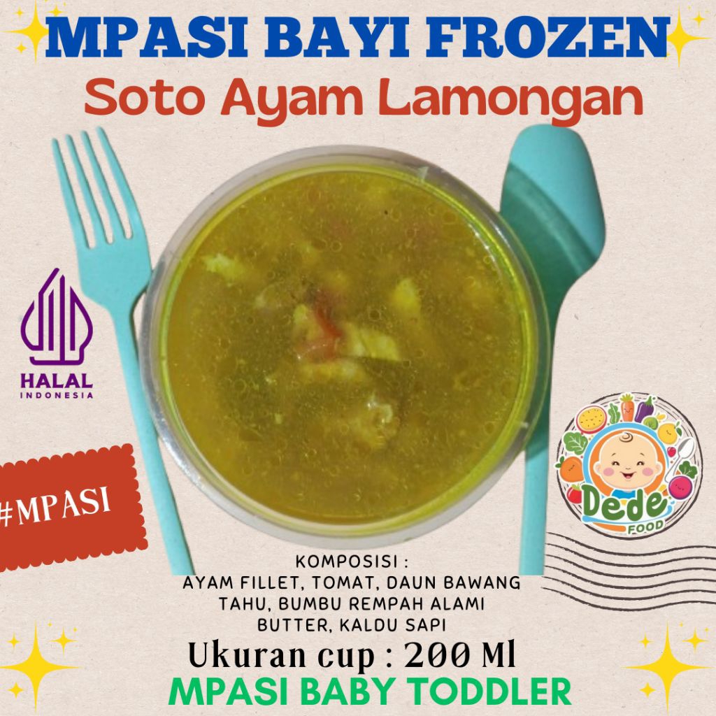

soto ayam lamongan (MPASI bayi dan balita) frozen