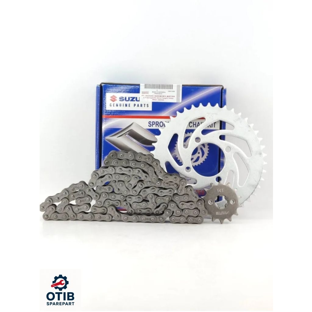 GEAR SET SUZUKI FU OLD, SATRIA FU LAMA, SATRIA FU BARONG, gir set + rantai dibawah 2013 Suzuki ori