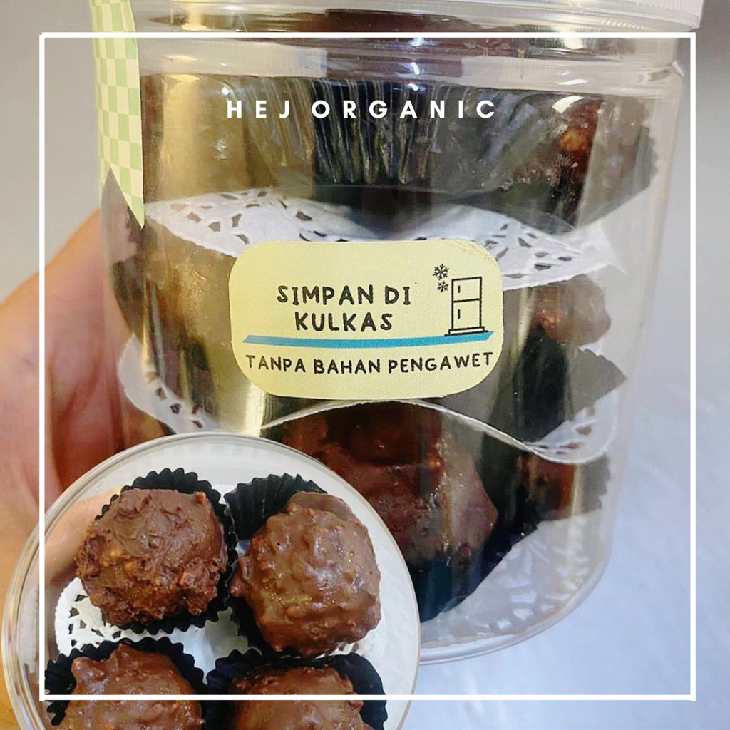 

Choco Energy Balls & Ferero Rocher Original Activated Vegan Friendly Egg Free Dairy Free By Rumah Nabati & Sera