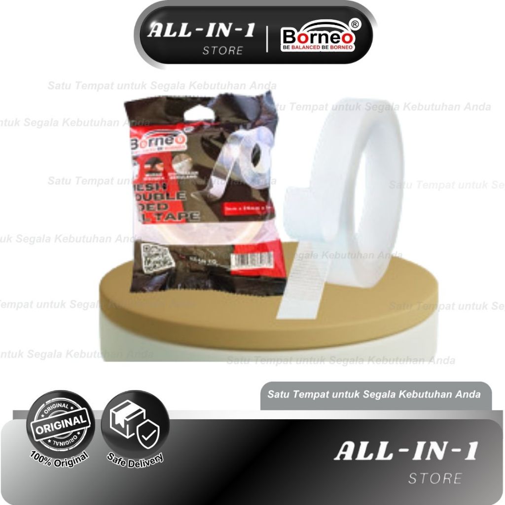 

Double Sided Gel Tape Borneo Mesh 24mm x 1m