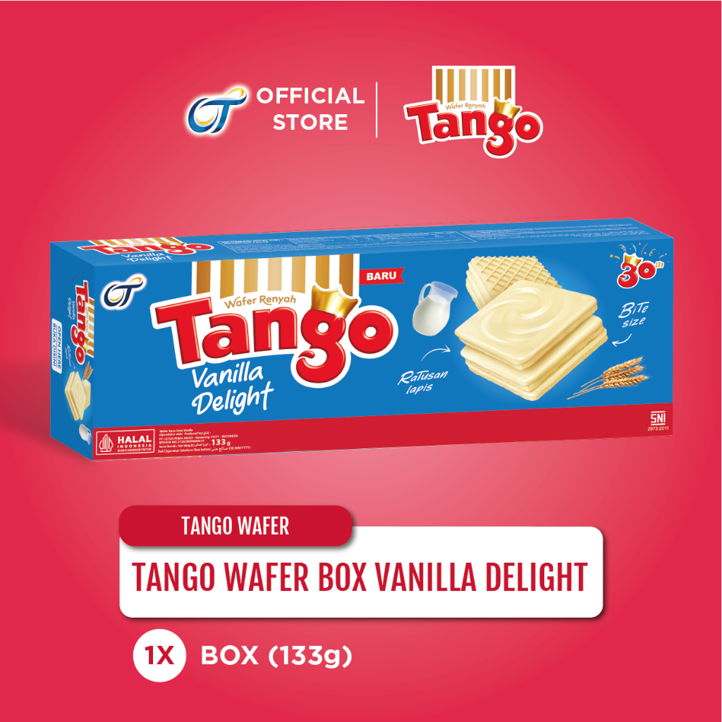 

Tango Wafer Vanilla Delight 133GR - [Isi 1 Pcs]