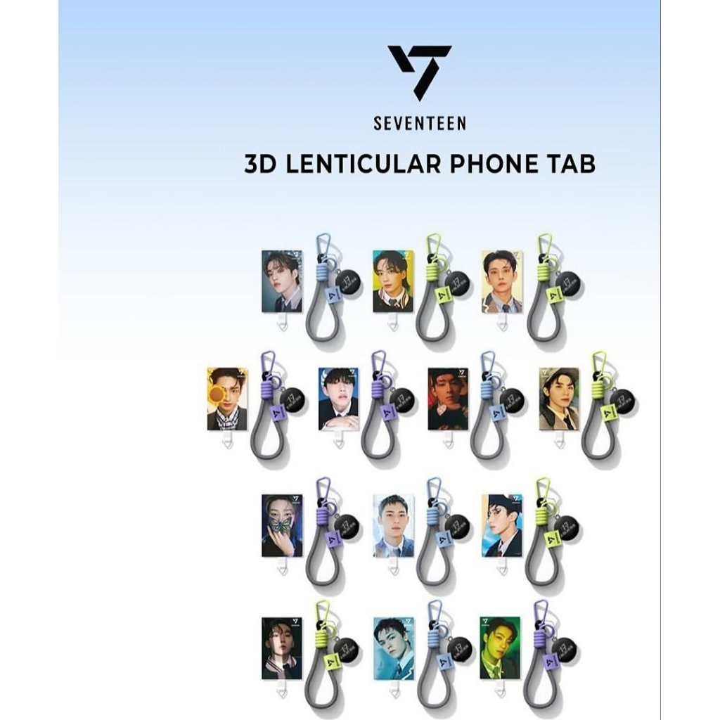 SEVENTEEN 3D Lenticular Phone Tab