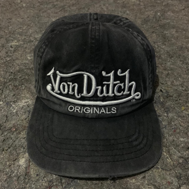 Topi Von Dutch Wash Black