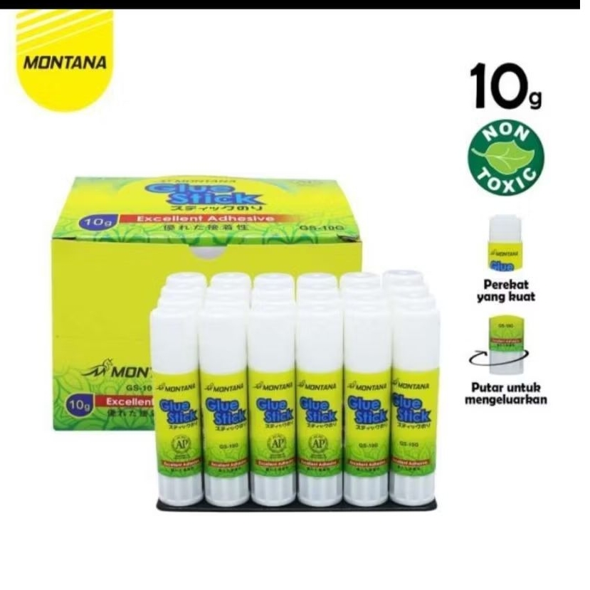 

Glue Stick Montana – Lem Kertas Praktis & Kuat