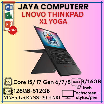 Laptop Lenovo Thinkpad X1 Yoga TouchScreen Intel Core i5/ i7 Gen 7/8  RAM 8GB/16GB SSD 256GB/512GB L