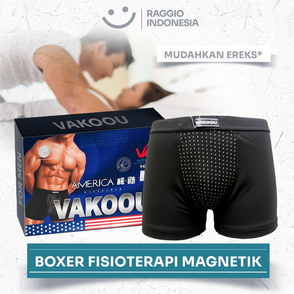 Boxer Magnet Terapi Pria – Celana Dalam Kesehatan & Vitalitas