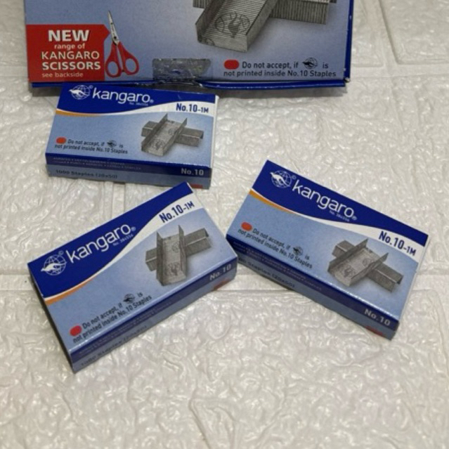 

Isi Necis / Staples / Stapler KANGARO Ukuran Kecil No 10 - 1M (1 Pcs)