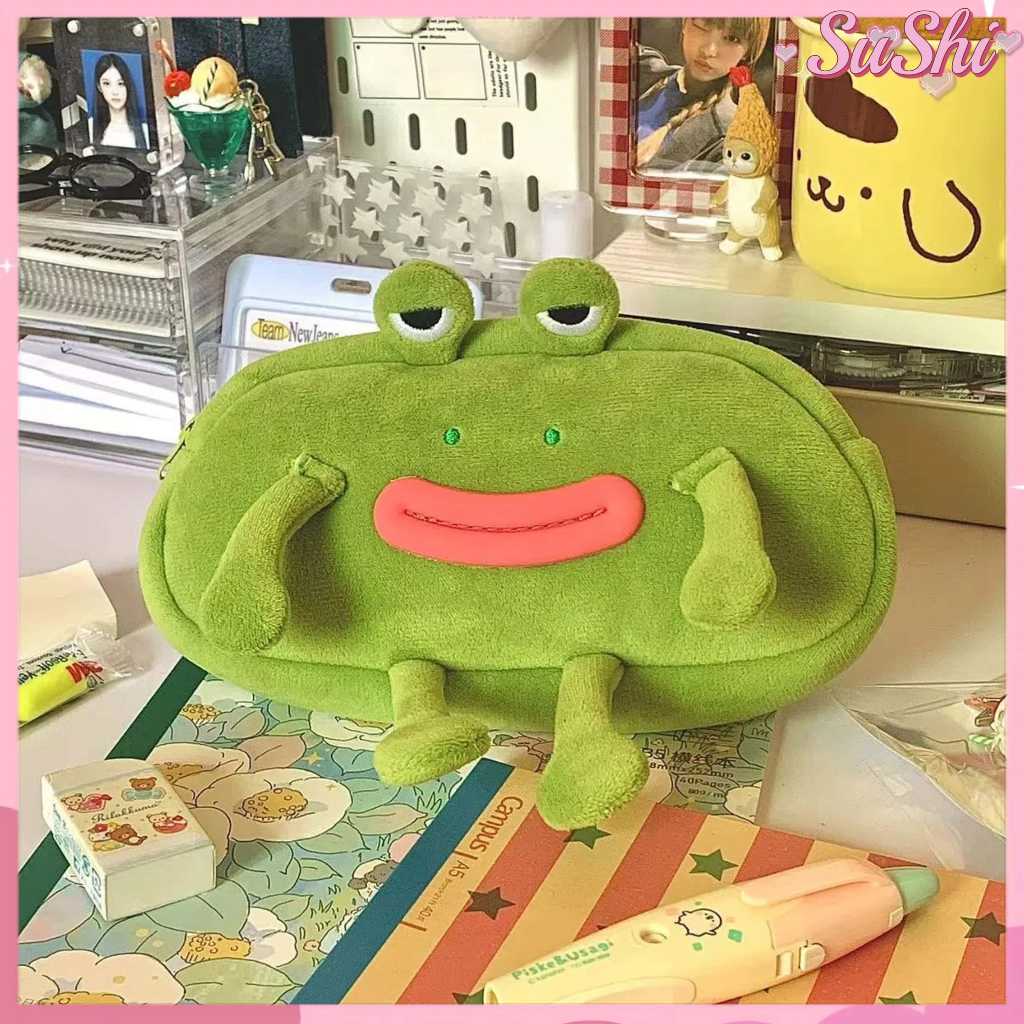 

Tas Pensil Mewah Katak Tas Pensil Lucu Tas Pensil Penyimpanan Tas Pensil Baru