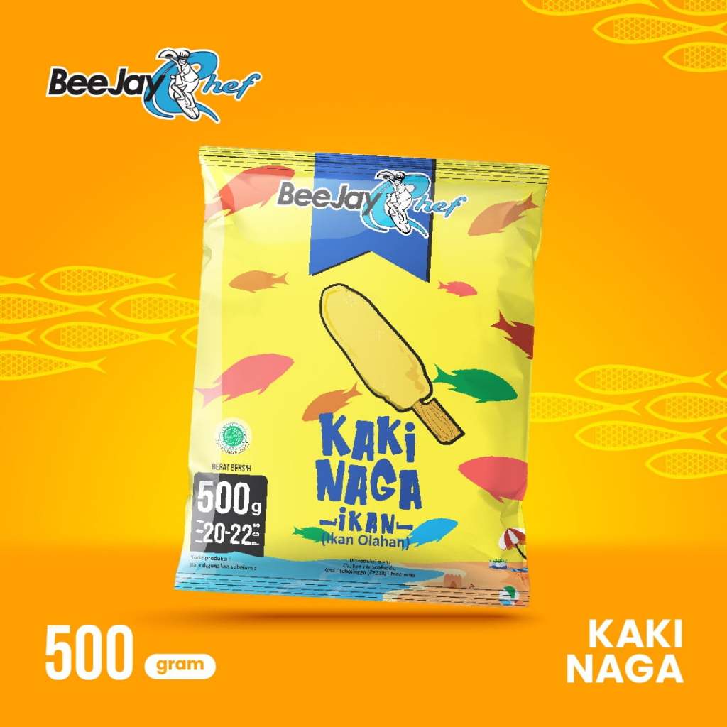 Bee Jay Kaki Naga Ikan 500gr - Beejay Ikan Olahan