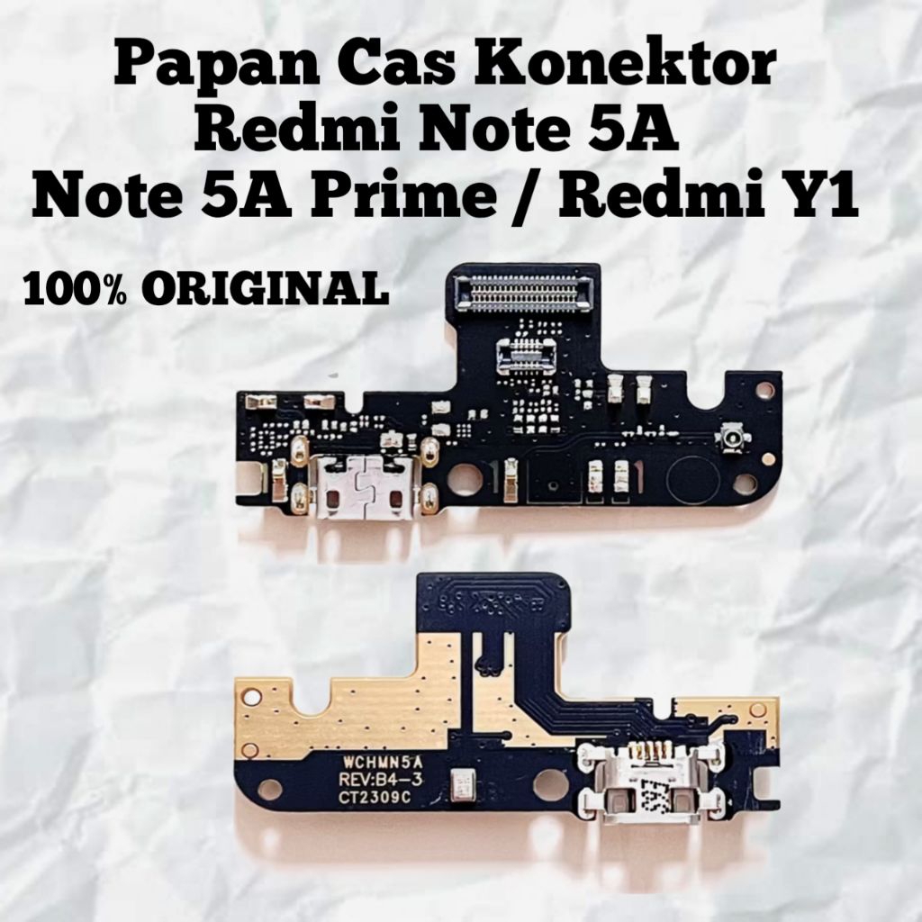 Papan Cas Charger Redmi Note 5A / Redmi Note 5A prime / Redmi Y1 Original Konektor Port Cas Board Sp