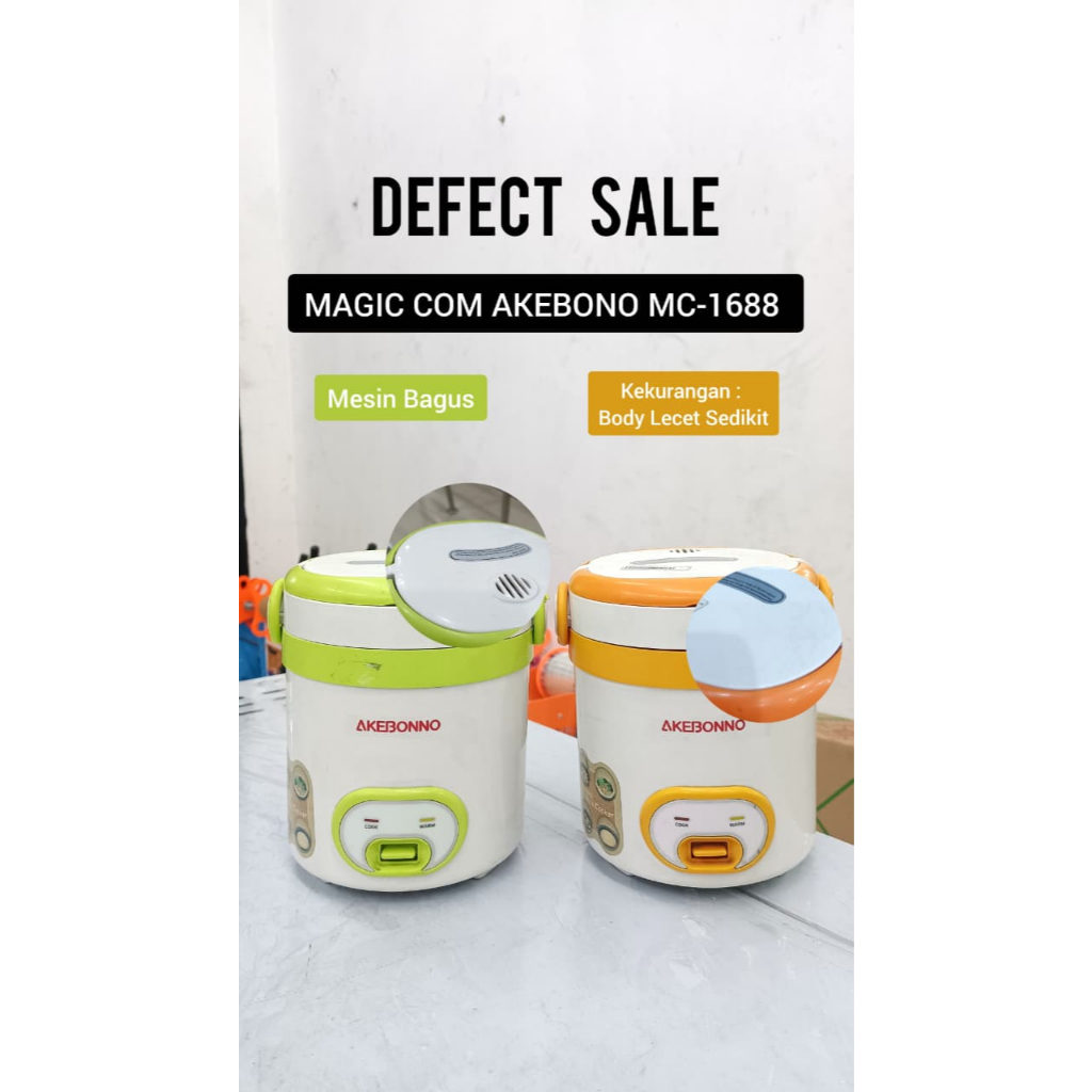 MAGIC COM AKEBONO 0.3LTR MC-1688 (DEFECT SALE)