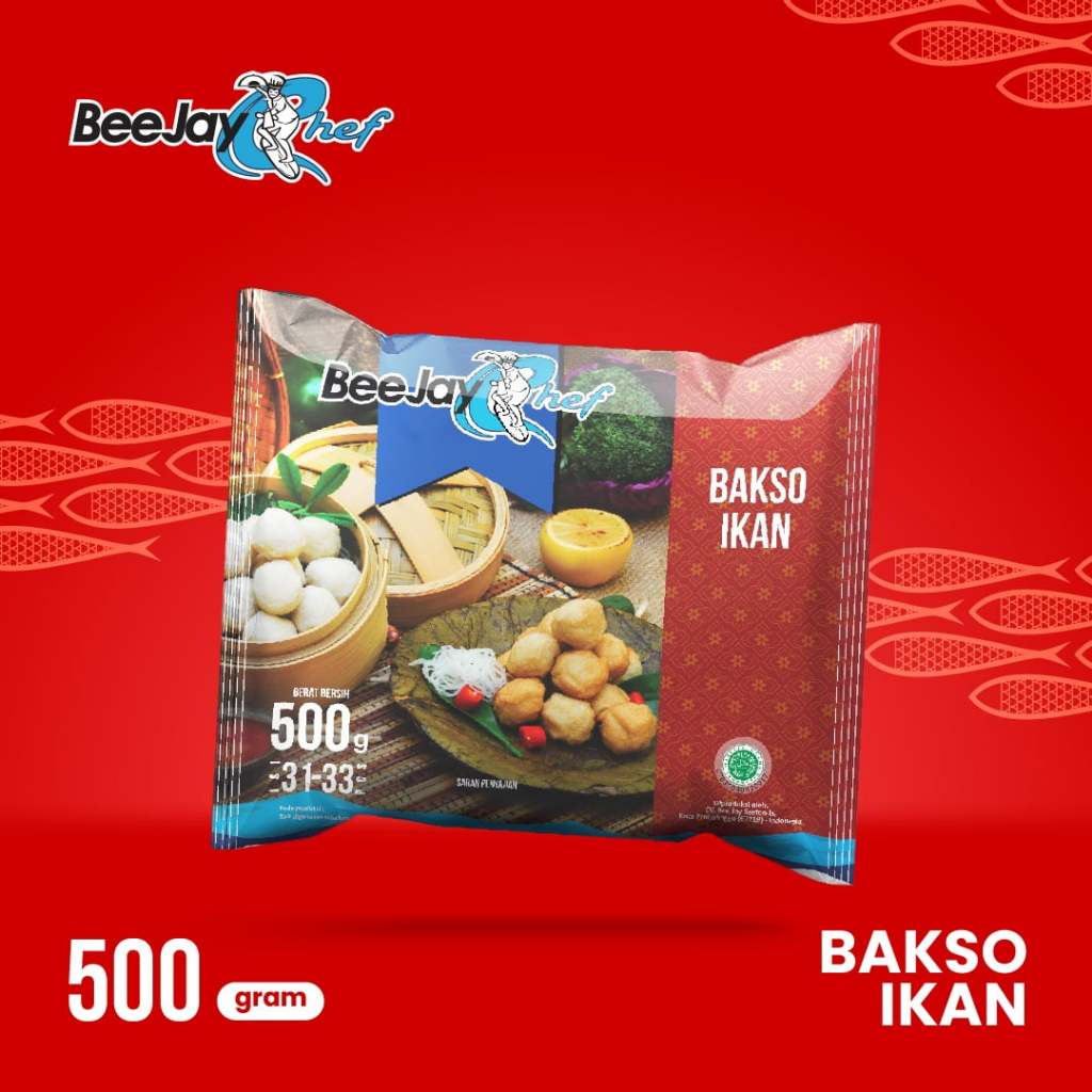 

Bee Jay Bakso Ikan 500gr - Beejay Fish Ball