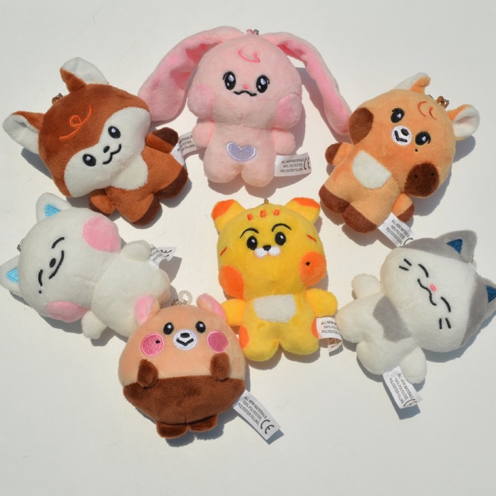 NCT DREAM LINE FRIENDS DREAMIEZ BAGCHARM 12 CM | GANTUNGAN BONEKA JAEMIN JENO MARK HAECHAN 12 CM | K