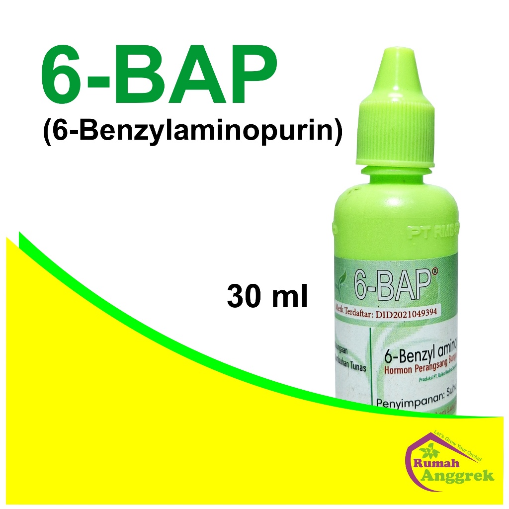 6-BAP 30 ml hormon BAP hijau Benzylaminopurine tunas biru anggrek tumbuhan BA pupuk tetes