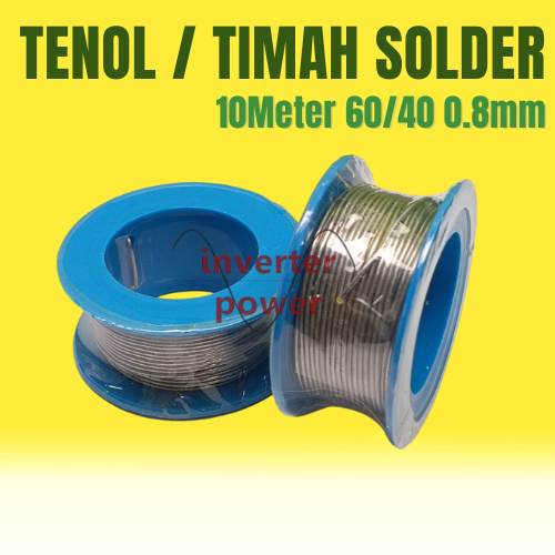 TIMAH GULUNG SOLDER 10METER 0.8MM Tenol solder