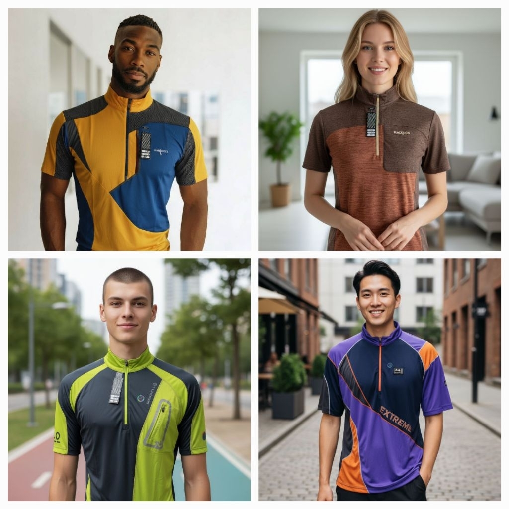 Kaos Baselayer Gunung Outdoor Lengan Pendek