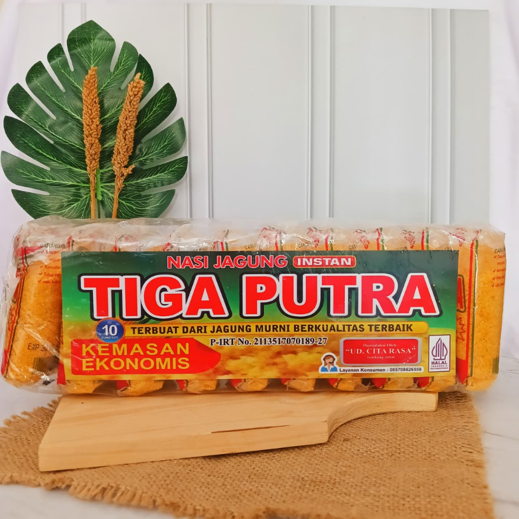 

Nasi jagung instan tinggal seduh nasi jagung diet bisa untuk diabetes kemasan 90gram isi 10 bungkus