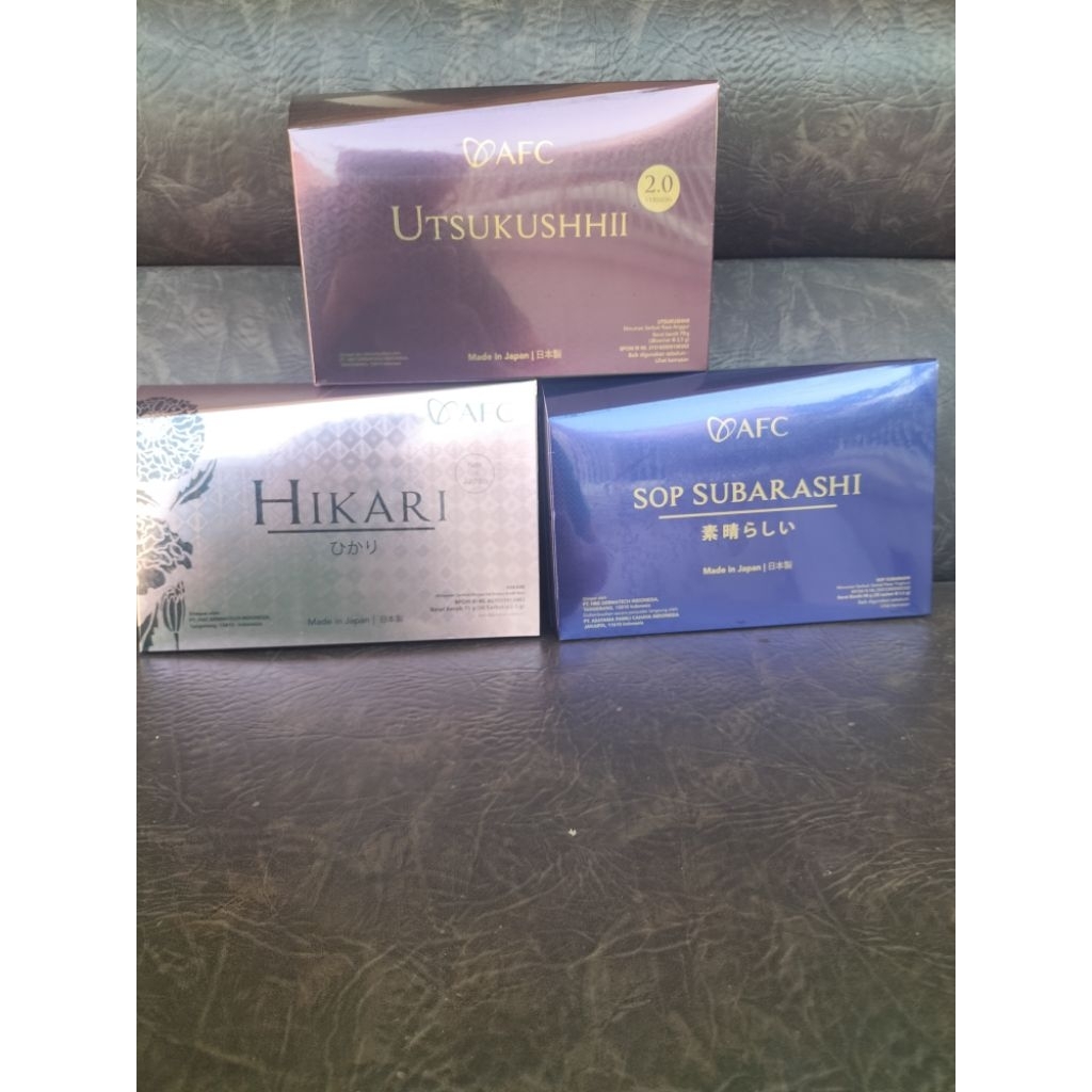 

1 Box Subarashi Gold & 1 Box Utsukushi Gold & 1 Box Hikari Exp 2028 AFC Original Japan