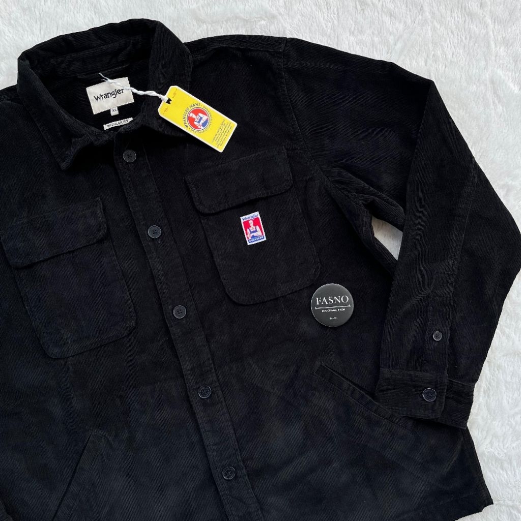 [NEW & ORIGINAL]  ORIGINAL Wrangler HERITAGE Special Series : Jacket "CORDUROY".Solid Black.Material