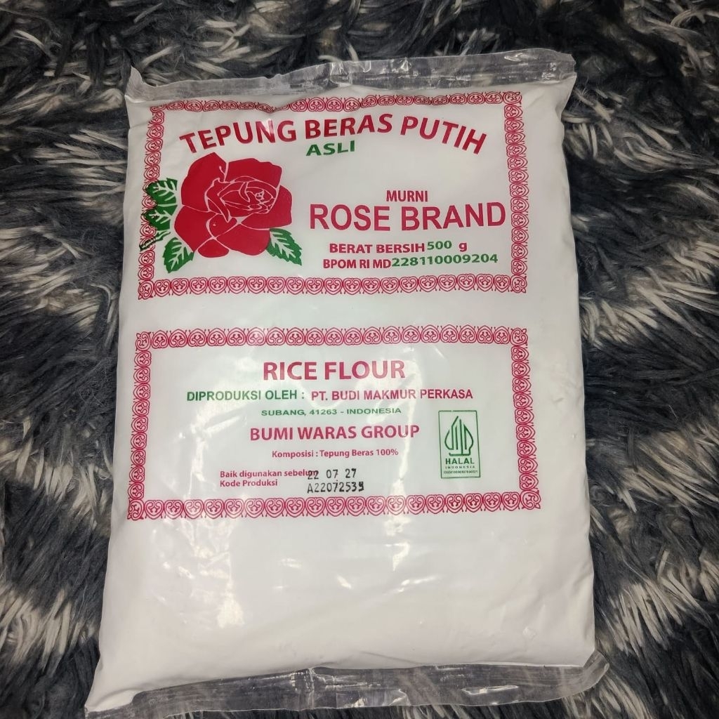 

Tepung Beras Putih Rose Brand | Tepung beras 500 gr